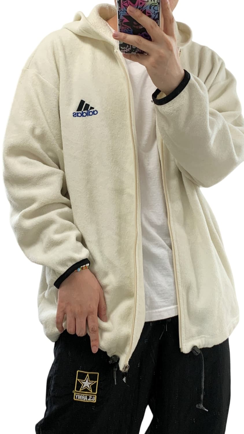 아디다스 해외판 루즈핏 후리스 집업  b49-19 [O 상품이미지1
