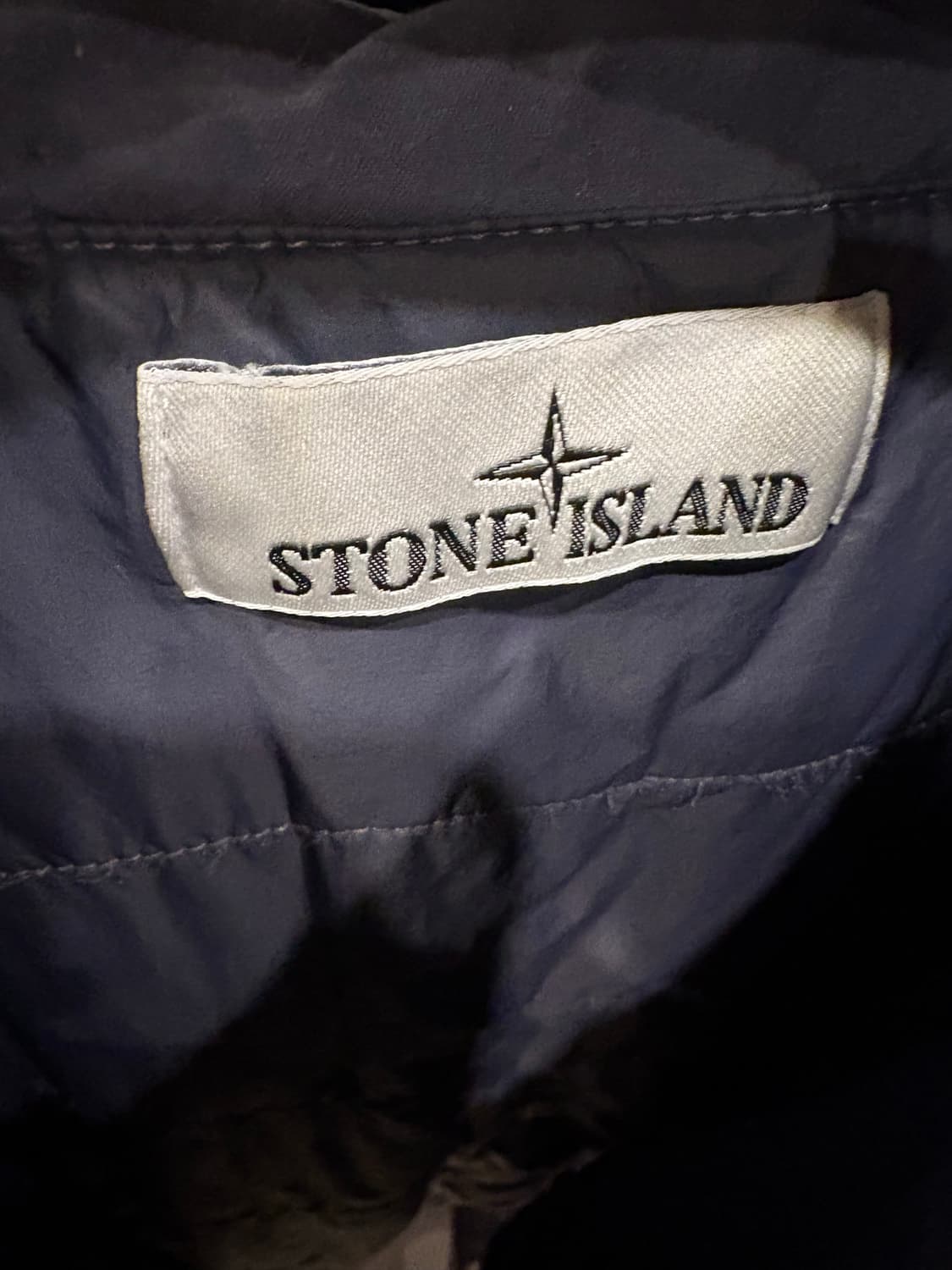 [M] 25fw 스톤아일랜드 크링클랩스 NY 나일론 패딩자켓 잉크블루 상품이미지3