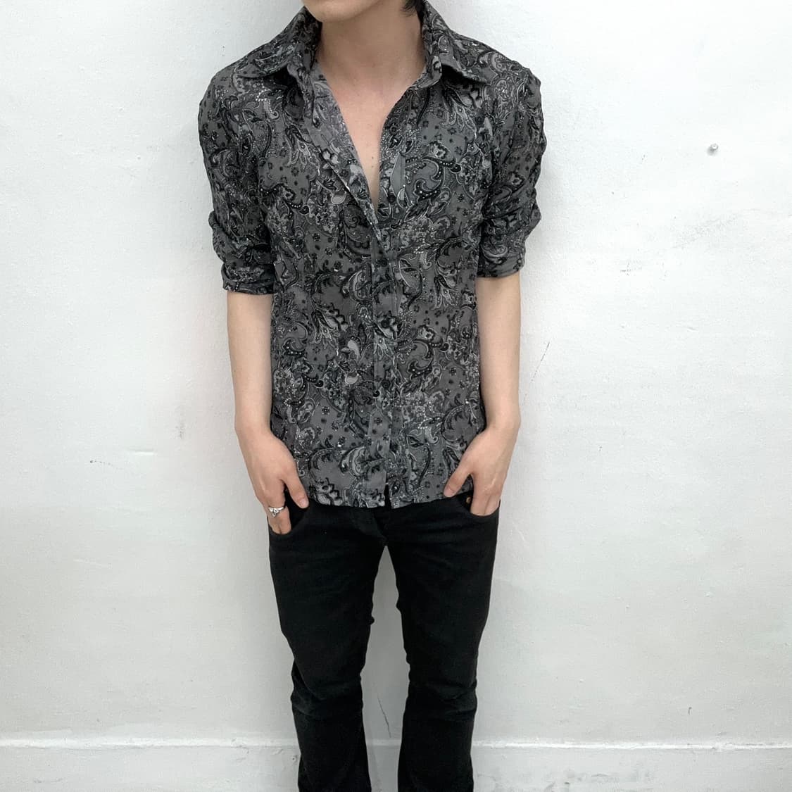 Royal party paisley pattern shirts 상품이미지2