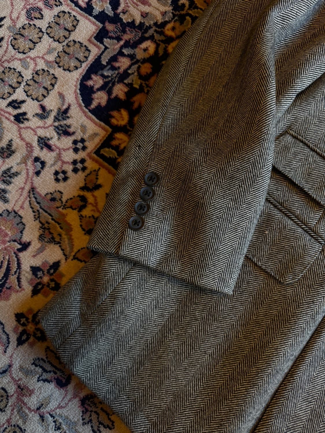 버버리 더블 브레스티드 트위드 자켓 100 상품이미지4