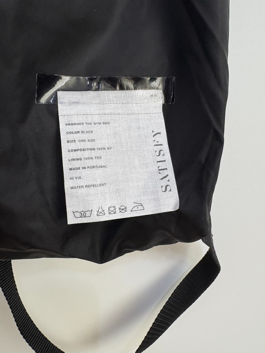 세티스파이 SATISFY / 짐백 GYM BAG 블랙 / ONE 상품이미지5