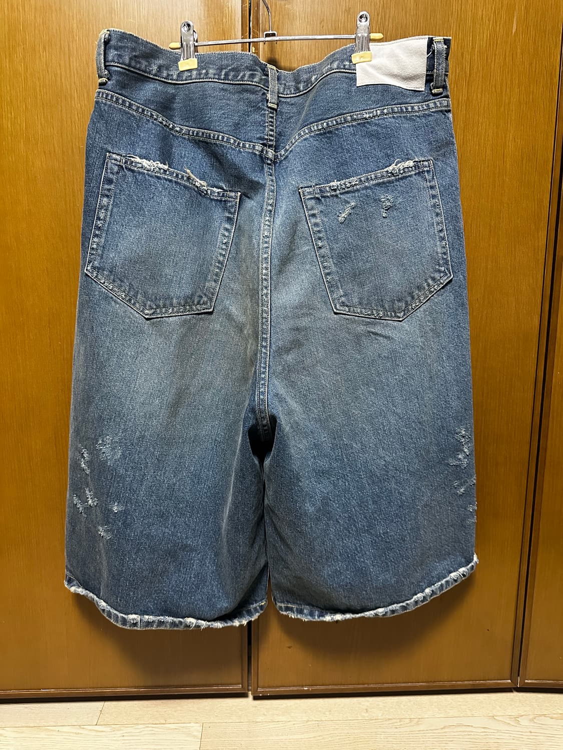 슈타인 / 26SS 배기 데님 쇼츠 인디고 / M 상품이미지2