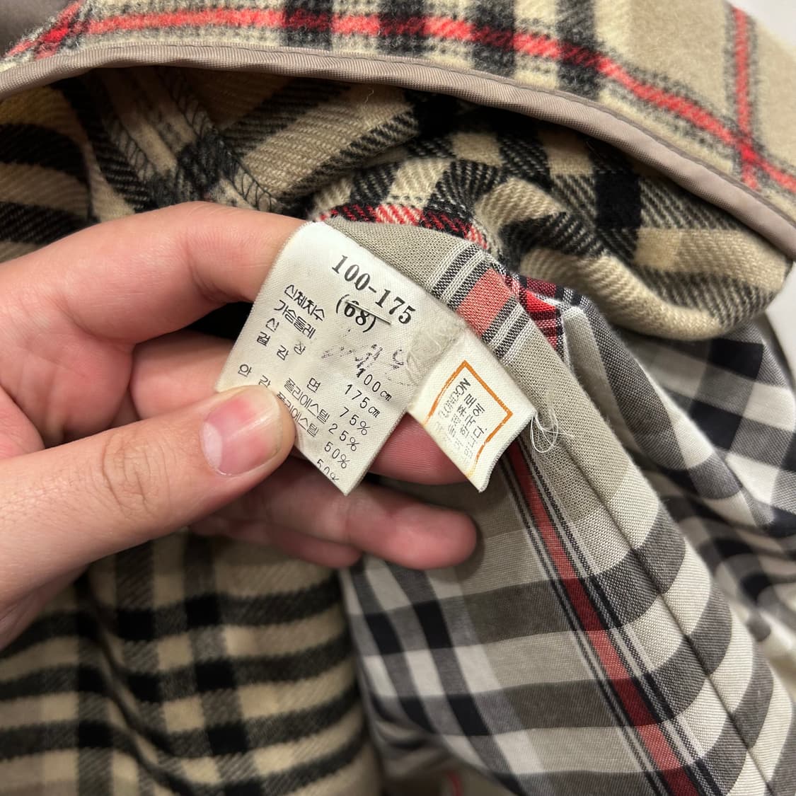 런던포그 이너탈착 래글런 히든버튼 트렌치코트 상품이미지5