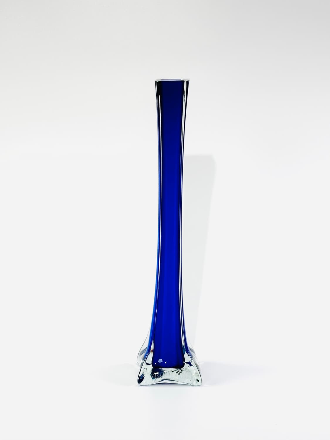 Eiffel Tower artglass square vase(blue) 상품이미지2