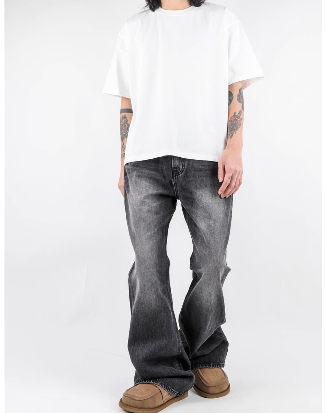 NS 58 Allcat Black Bootcut Denim Pants 상품이미지3