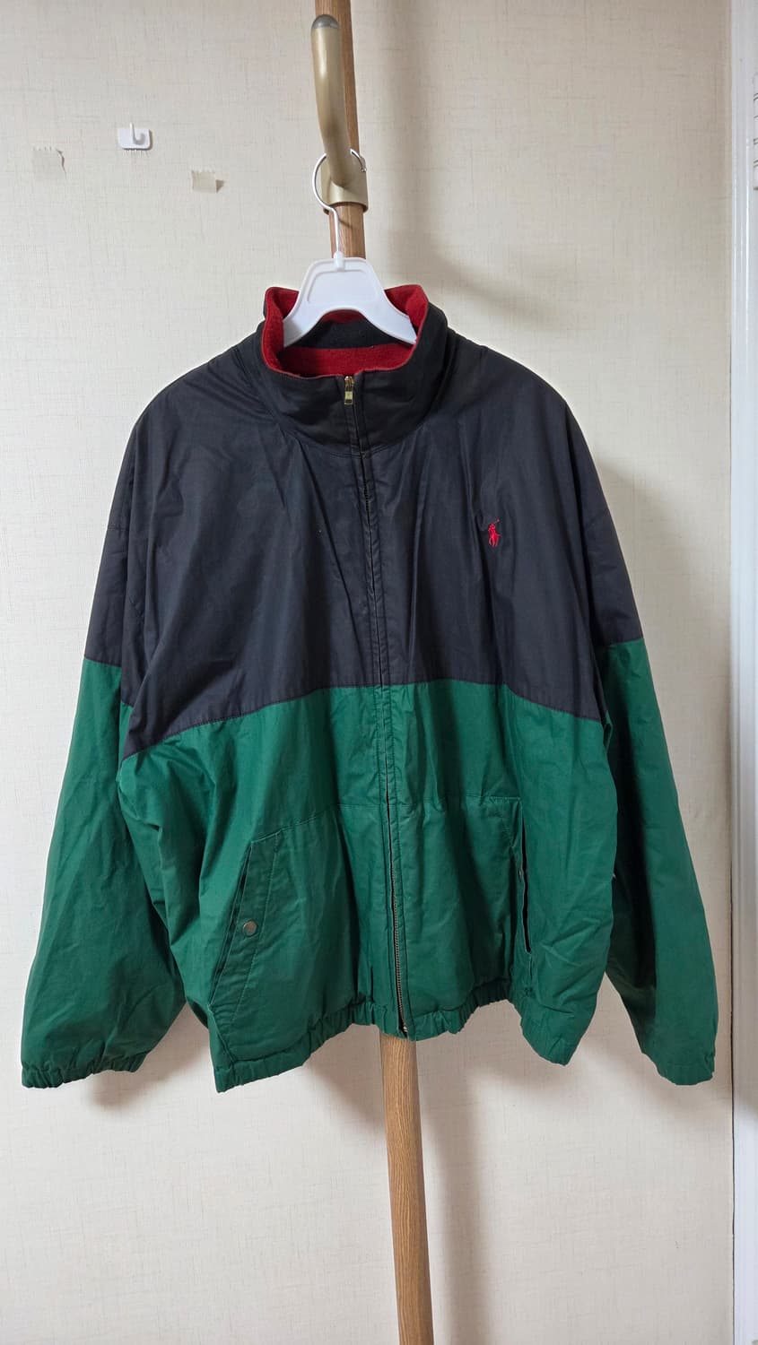 빈티지 폴로 랄프로렌 블랙,그린 자켓 상품이미지1