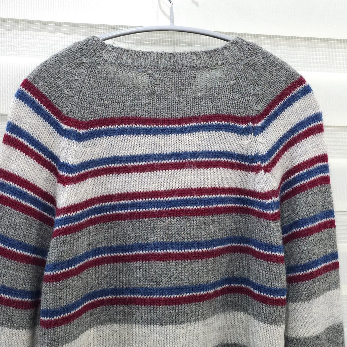 80s ROBERT BRUCE 스트라이프 니트 스웨터- M 상품이미지6