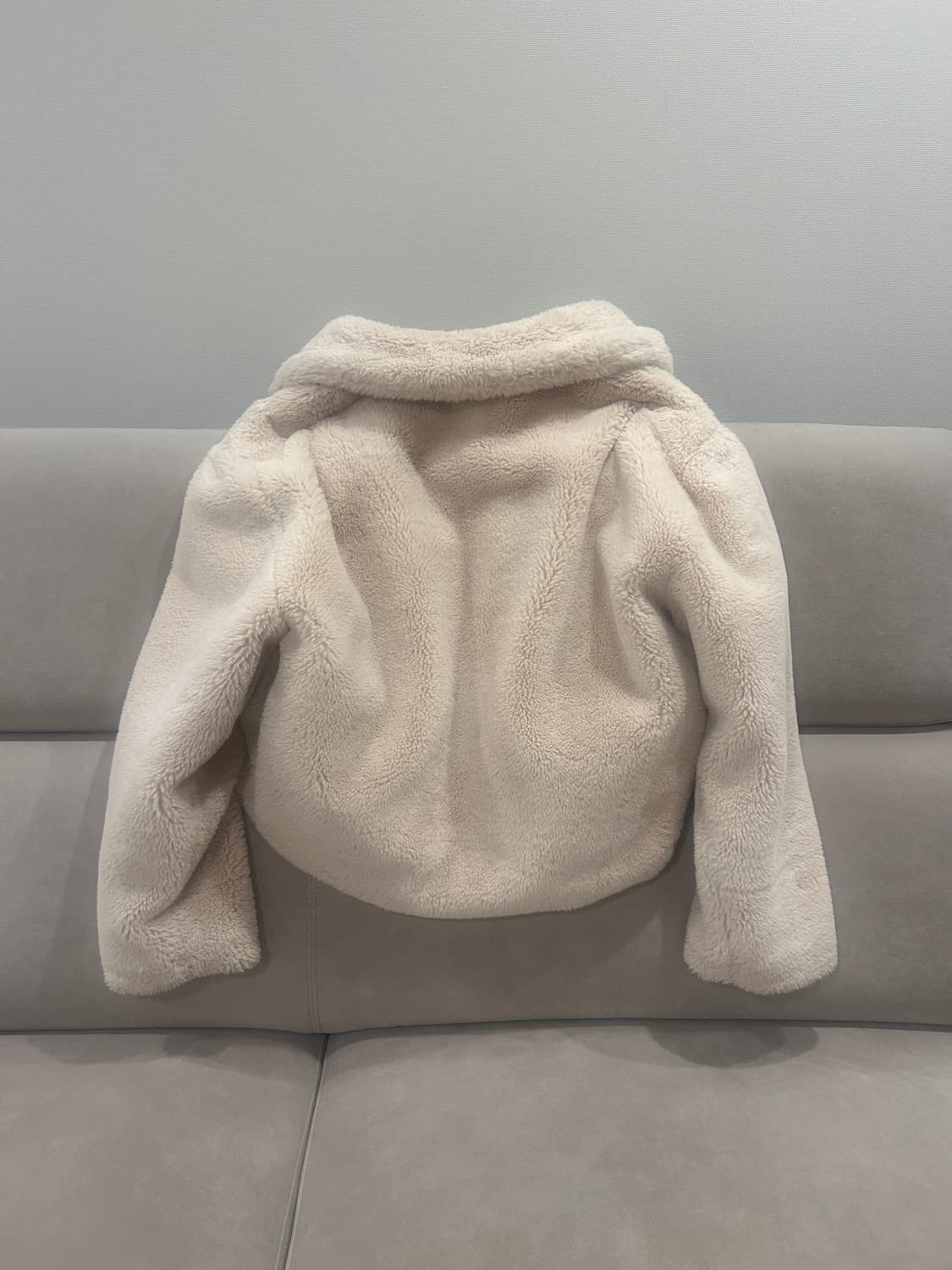 벨벳언더그라운드 에코 퍼 자켓 아이보리 상품이미지5