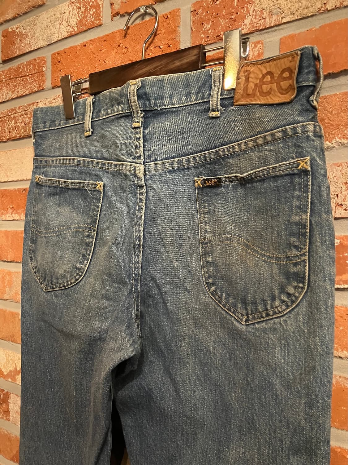 70s USA LEE 빈티지 리 라이더스 200 부츠컷 카우보이 데님팬츠 상품이미지6