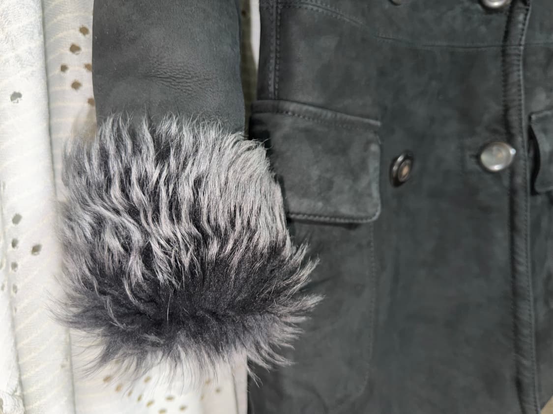 1995AW 구찌 by 톰포드 램스킨 투스카나 시어링 퍼 레더 코트 상품이미지4