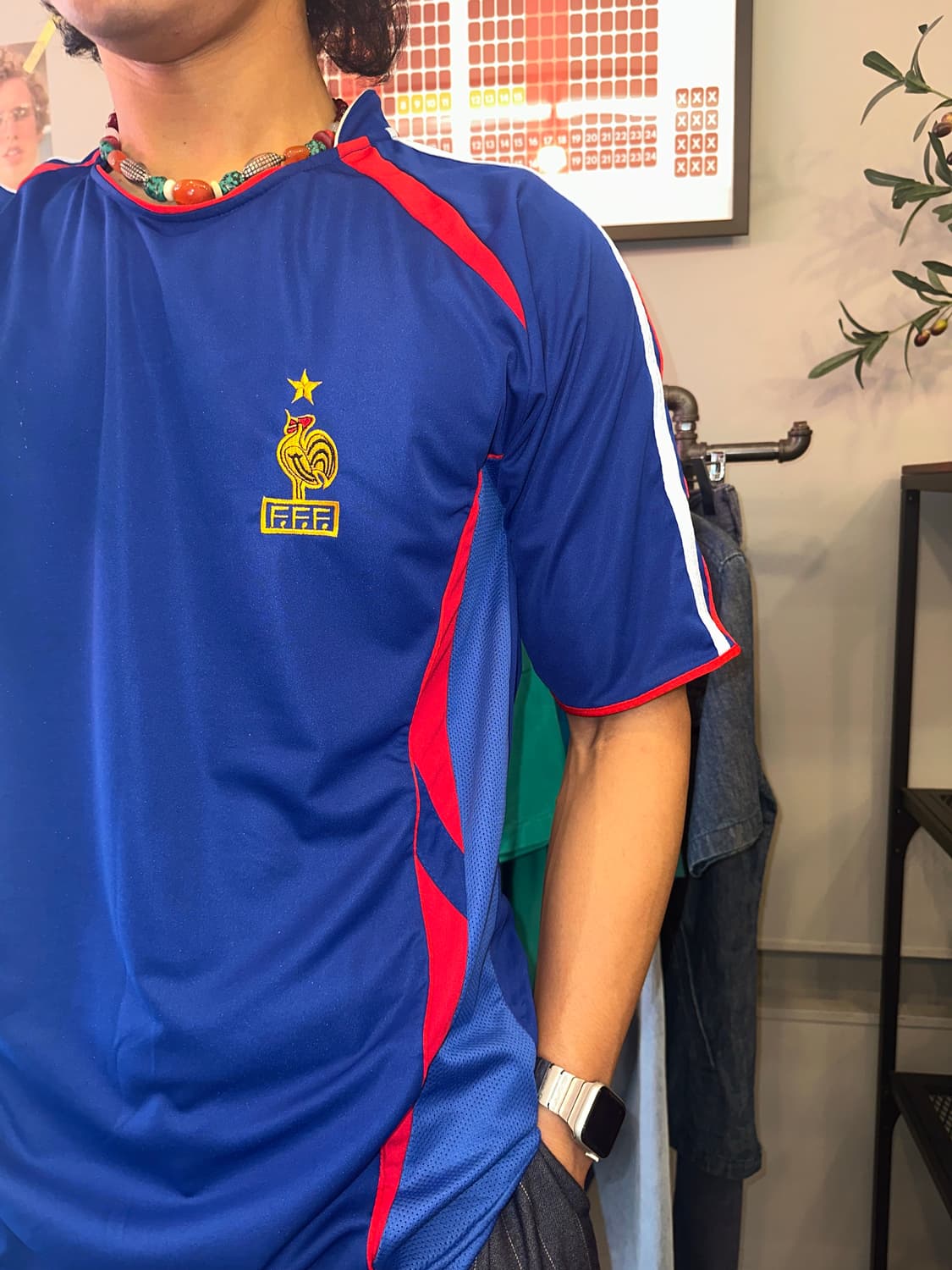 00’s France retrofit Home Uniform Jersey 상품이미지4
