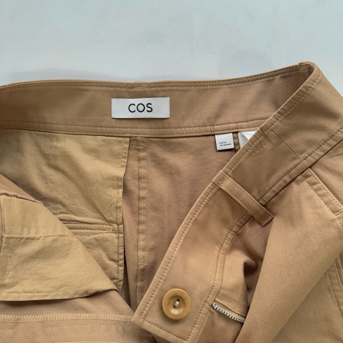 코스 COS 와이드 코튼 트라우저 팬츠 상품이미지4