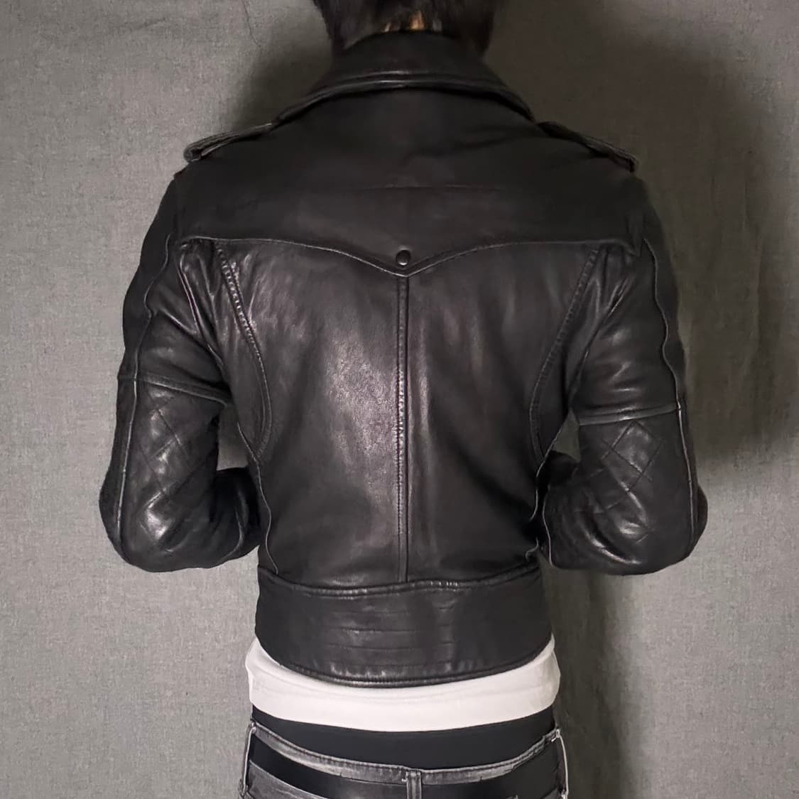 lamb skin leather jacket 상품이미지5