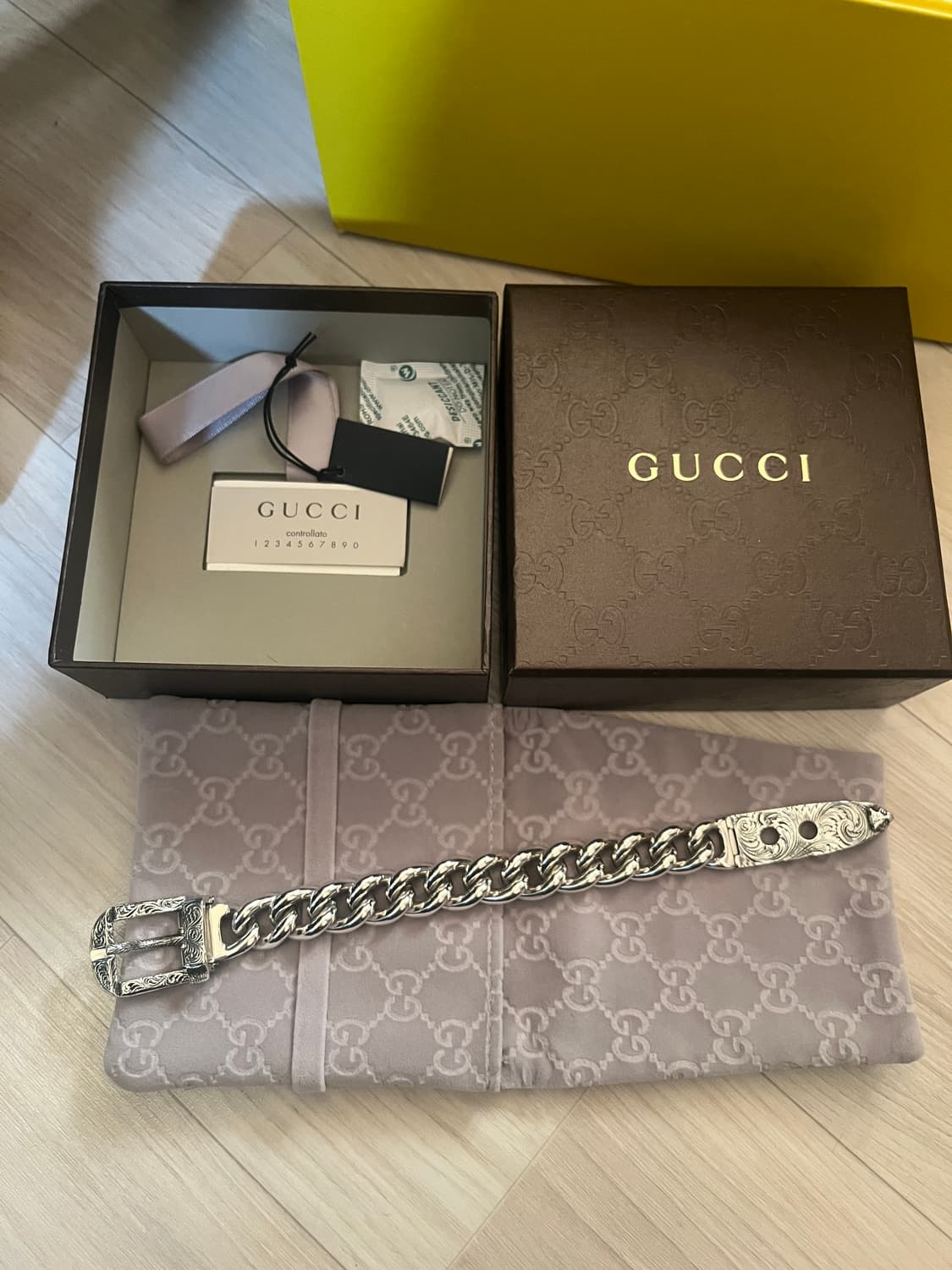 구찌 가든 컬렉션 실버 팔찌  상품이미지2