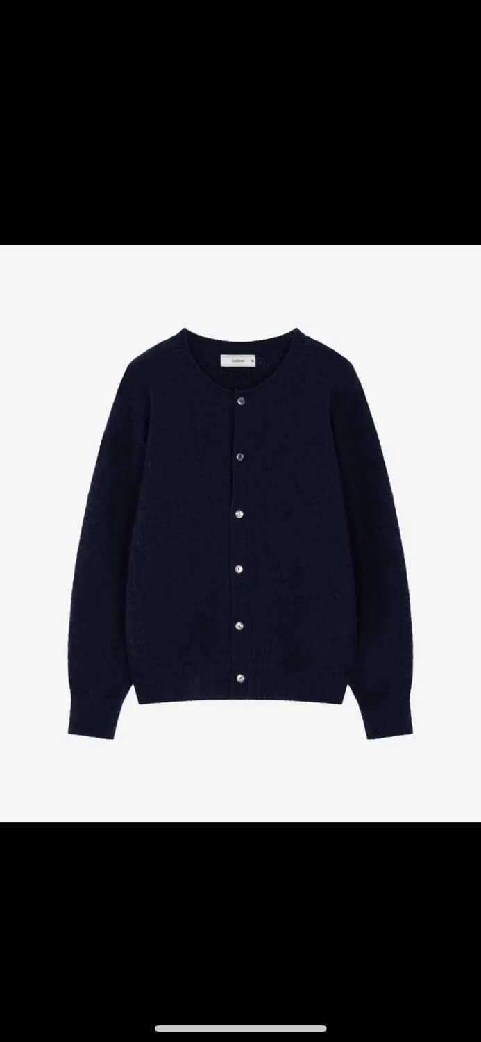 웨이비니스 모헤어 가디건 네이비 상품이미지1