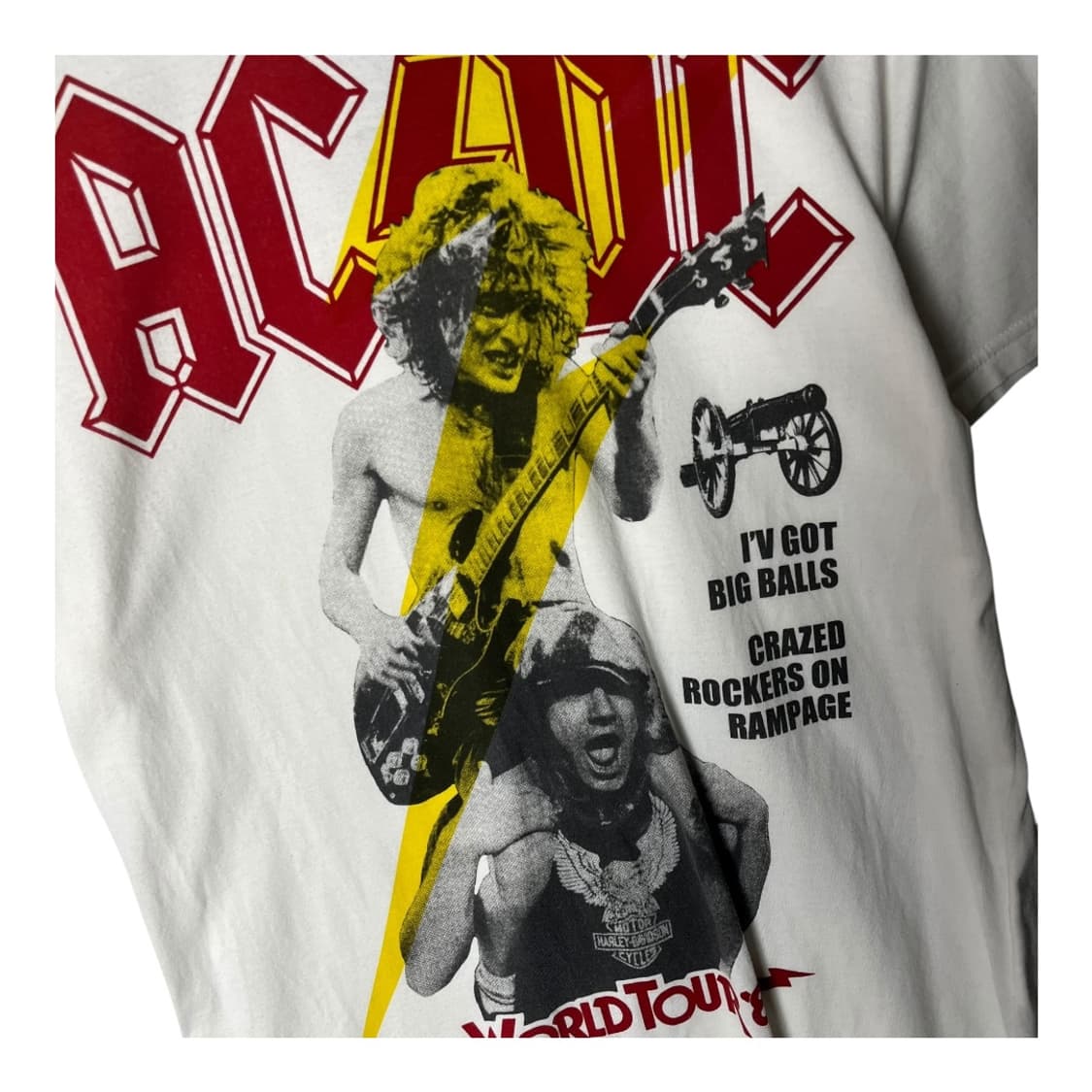 [Hysteric Glamour] 히스테릭글래머 x ACDC 반팔티셔츠 상품이미지3