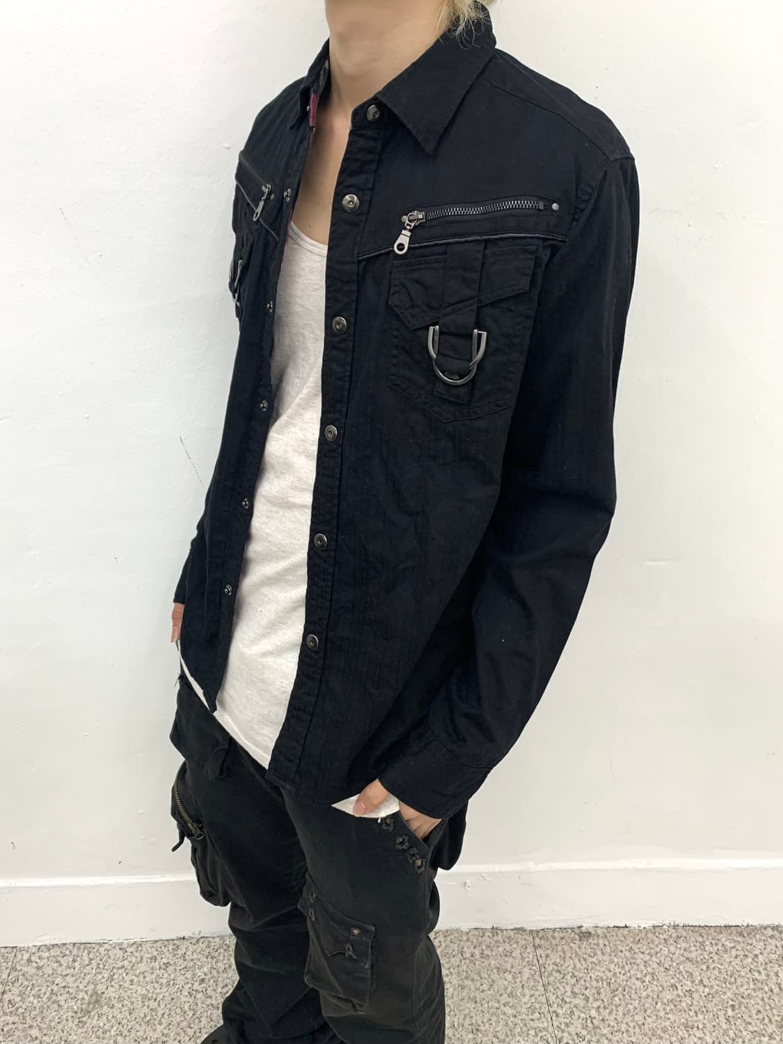 Rock mood zipper detail jacket   상품이미지2