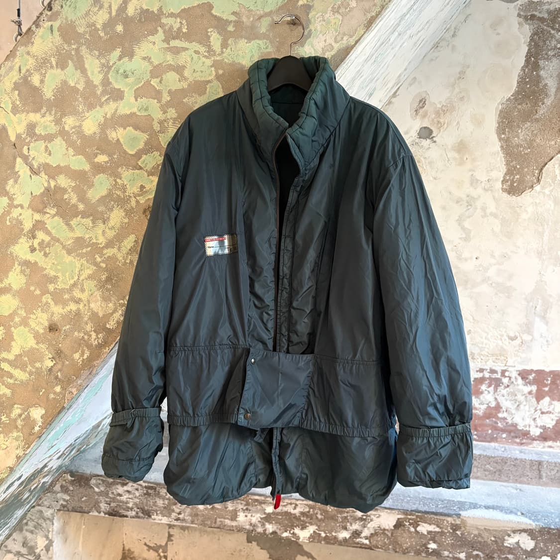 프라다 스포츠 청록색 나일론 패디드 자켓 상품이미지6