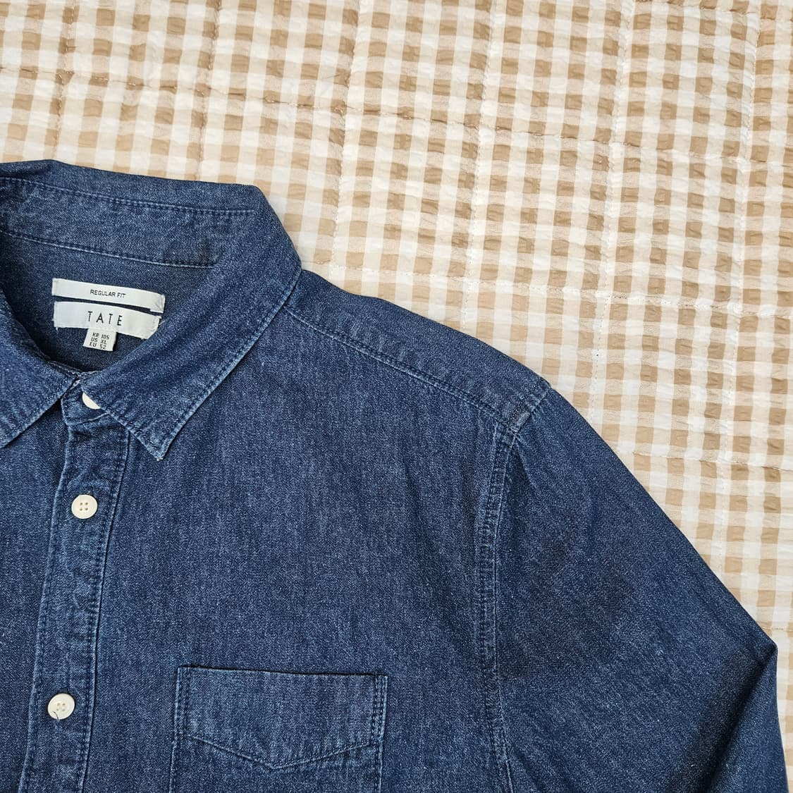 테이트 데님 청셔츠 남자100 상품이미지3