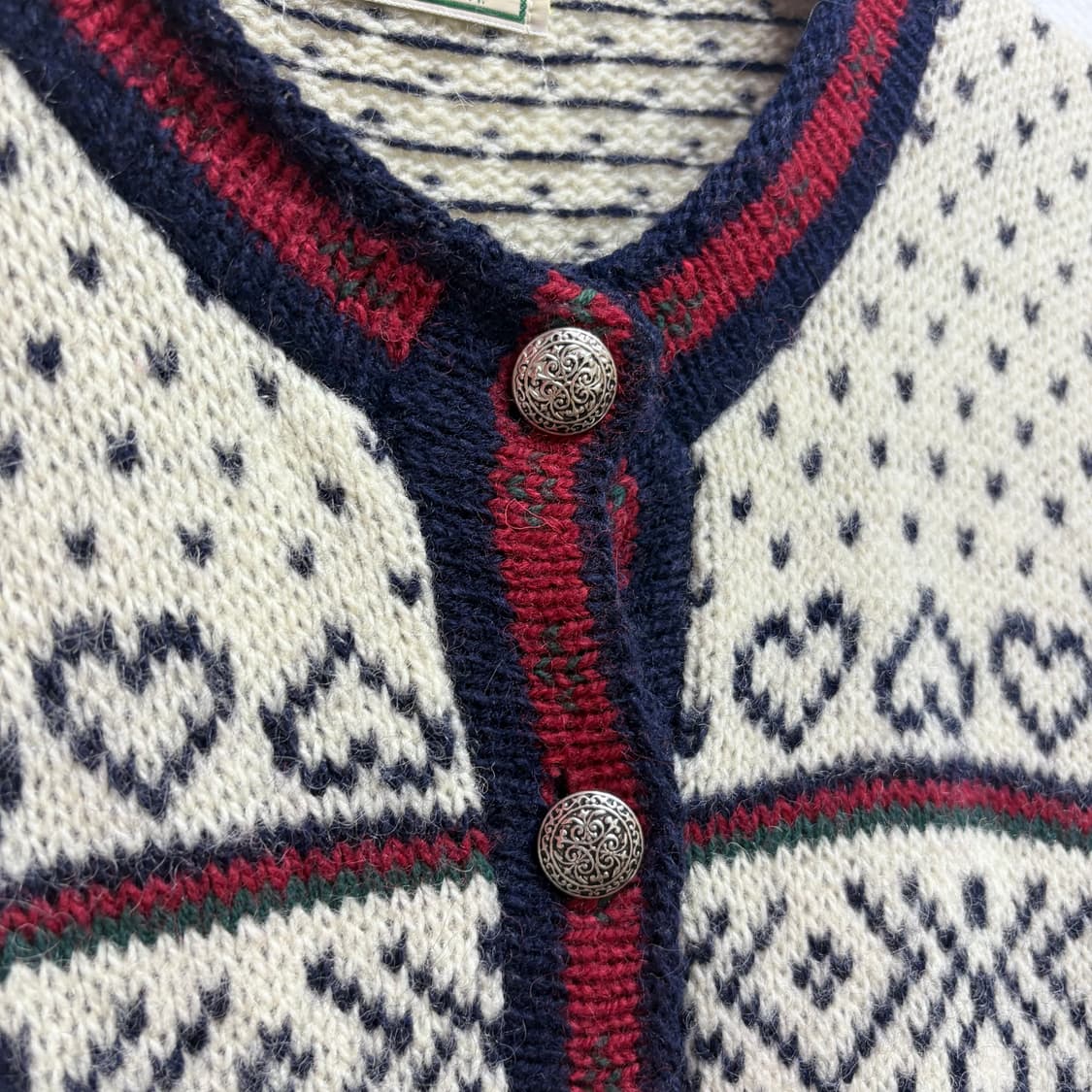 USA L.L.Bean 엘엘빈 페어아일 노르딕 니트 가디건  상품이미지3