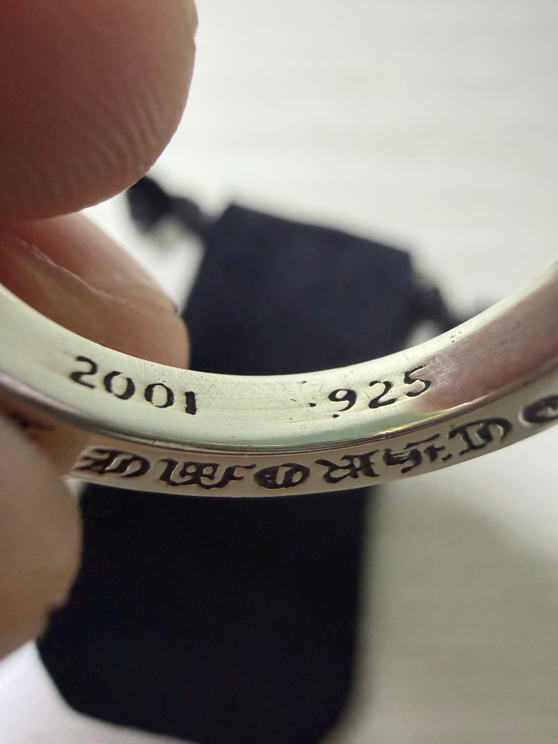 [us8] 크롬하츠  퍽유링 3미리 스페이서 링 반지 상품이미지4