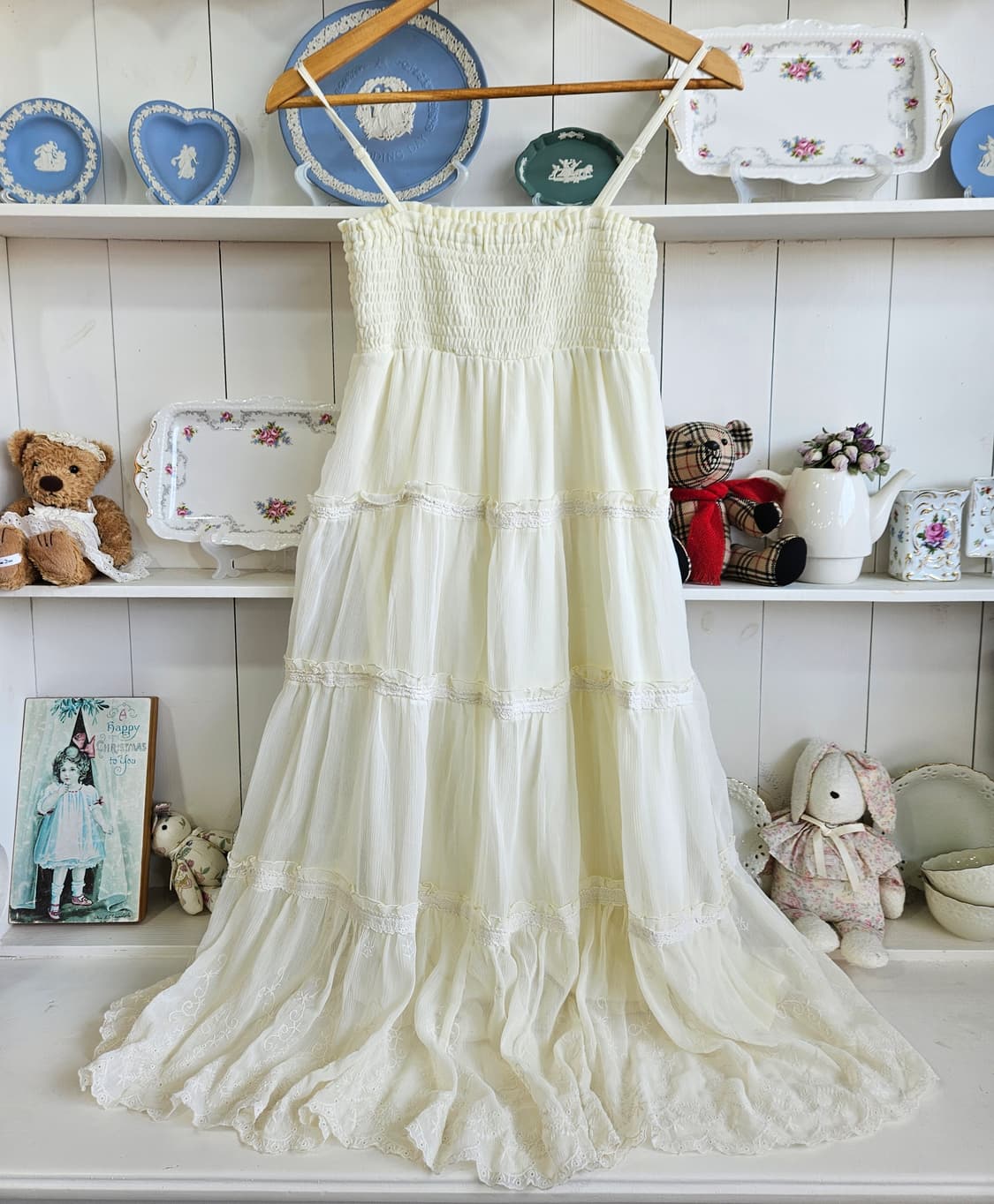 (COLZA) 셔링 롱 원피스 상품이미지5