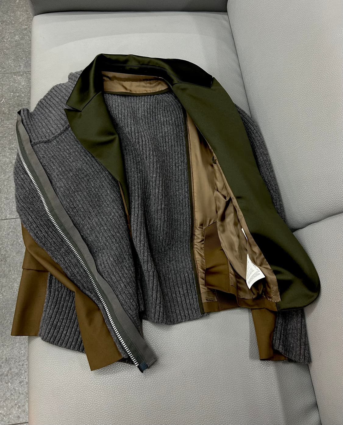 FW22 사카이 니트 수트 이중자켓(2) 상품이미지9