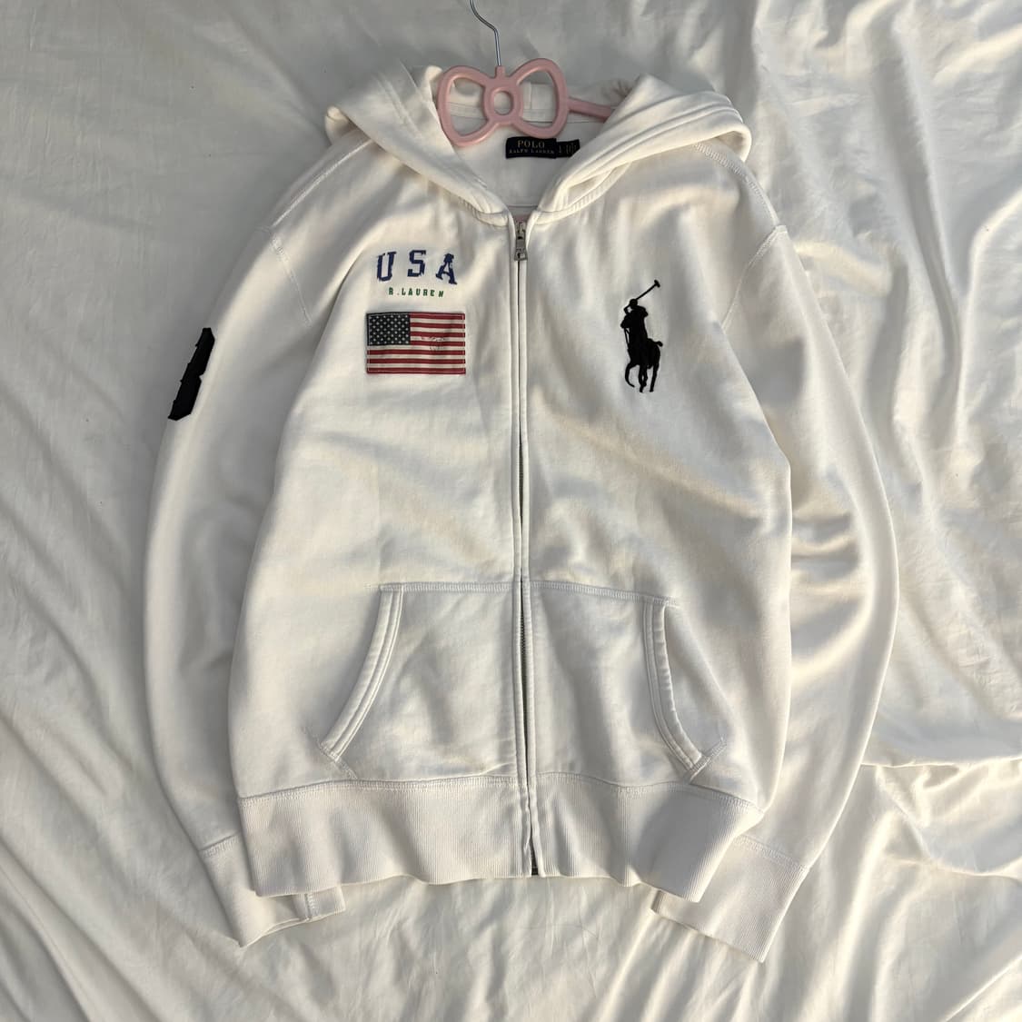 폴로 성조기 후드집업 상품이미지2