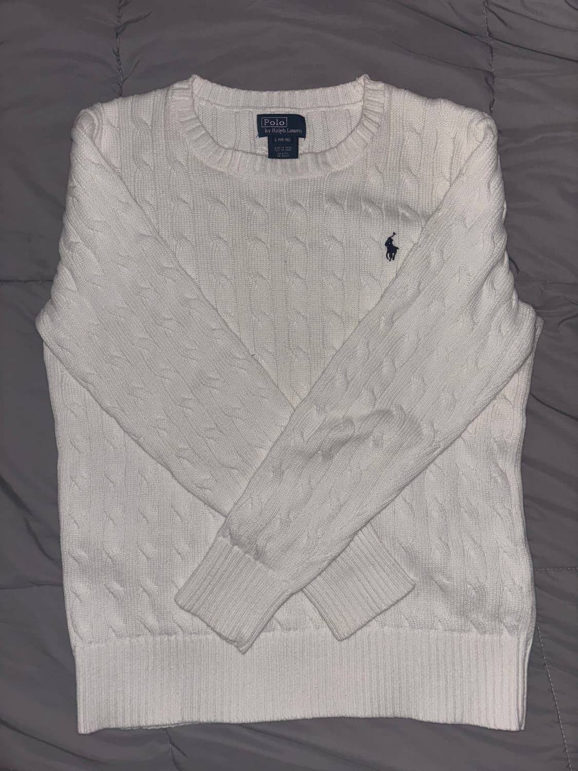 폴로 랄프로렌 꽈배기 케이블 니트 상품이미지1