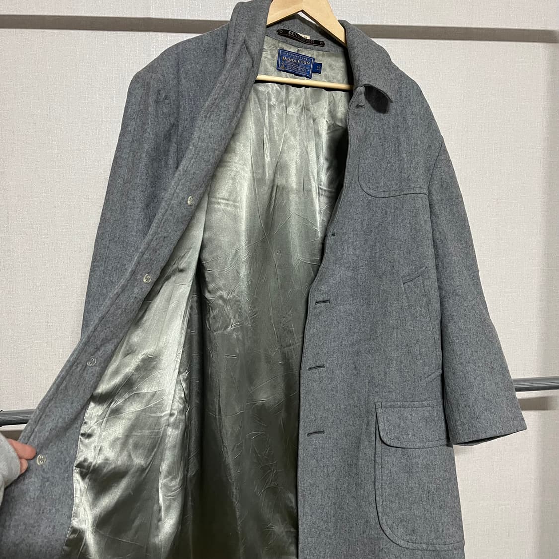 펜들턴 울 코트 그레이 46 상품이미지7