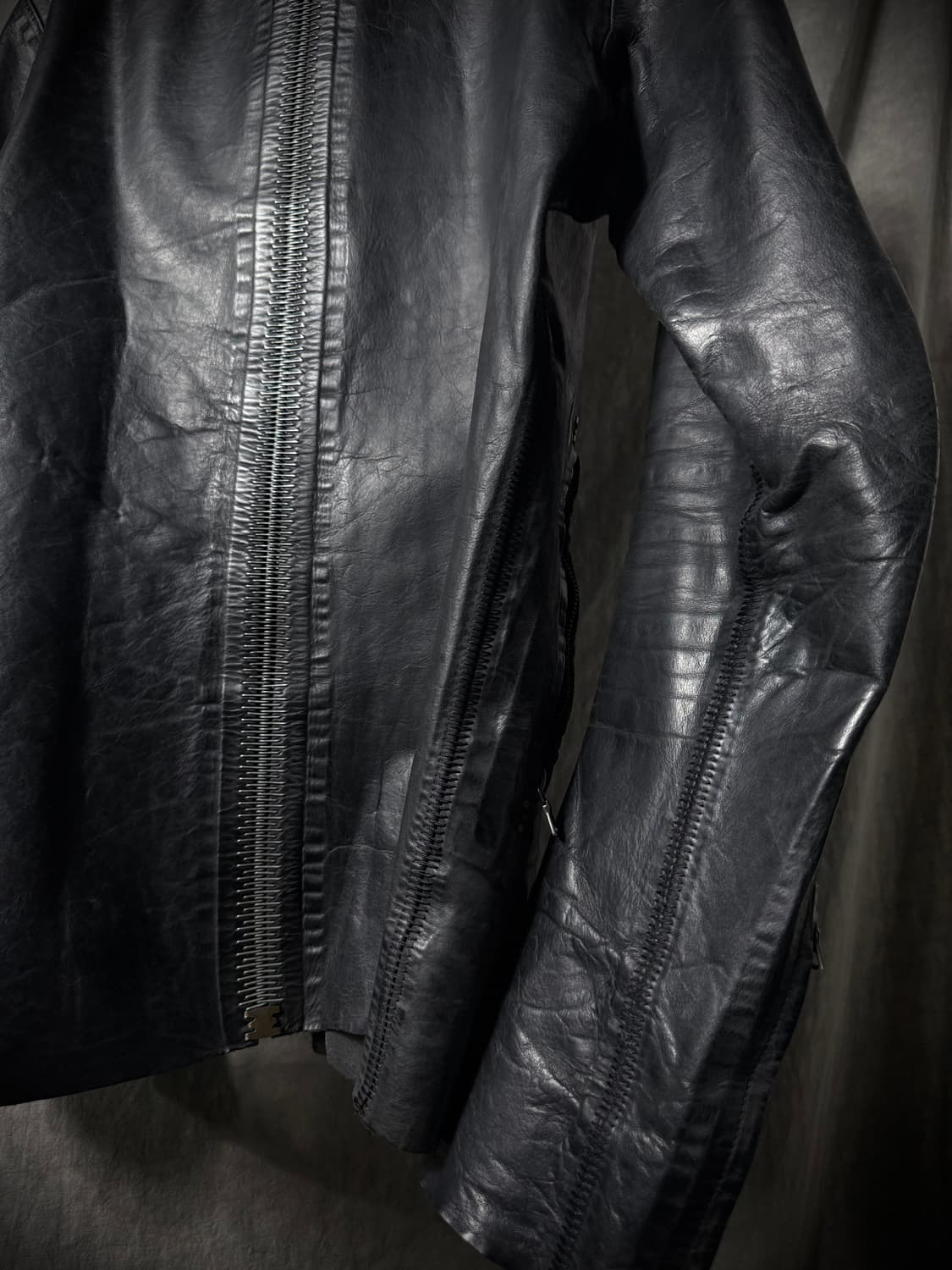 ISAAC SELLAM Calf Interstitiel Jacket 상품이미지8