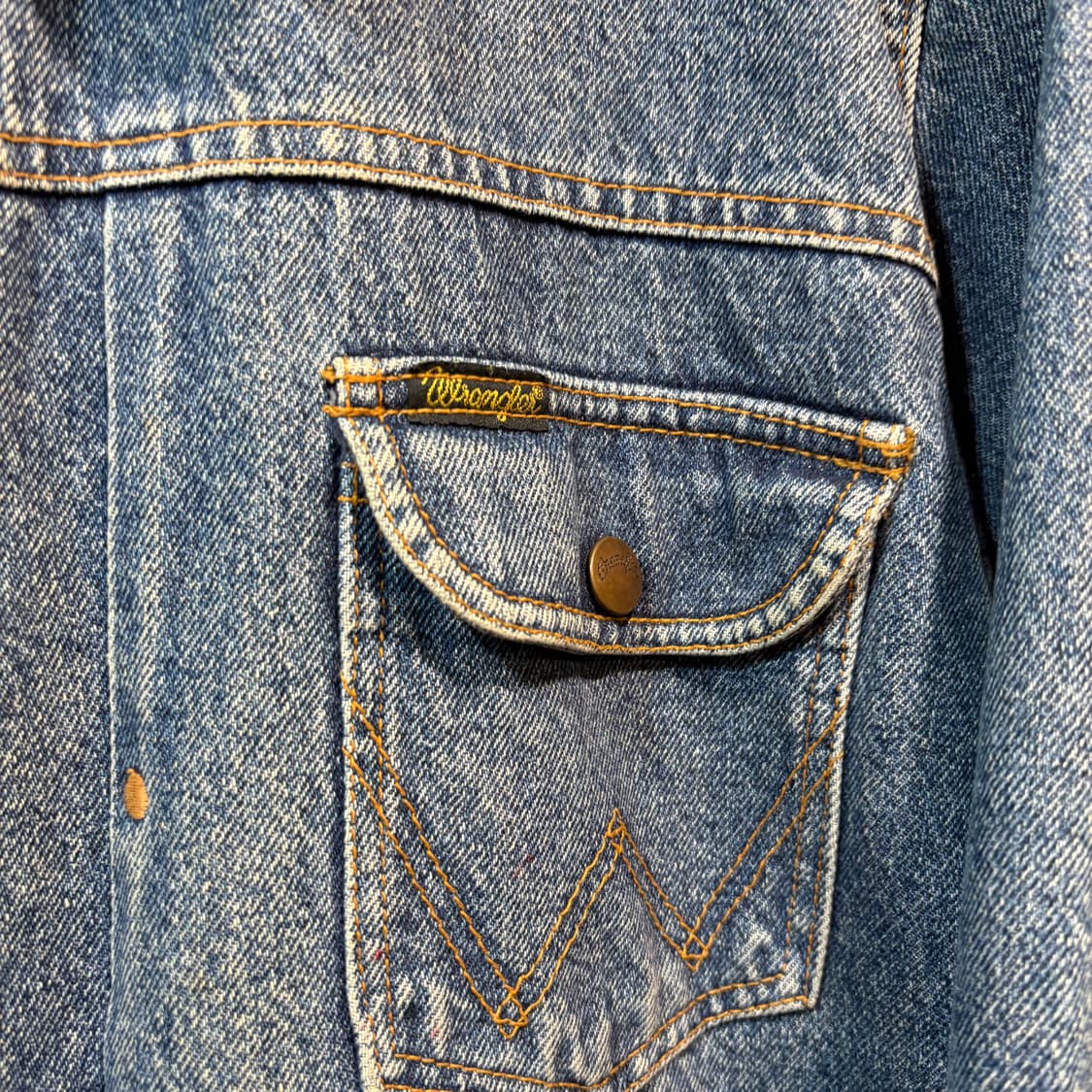 [M] Wrangler 랭글러 빈티지 데님 자켓 상품이미지2