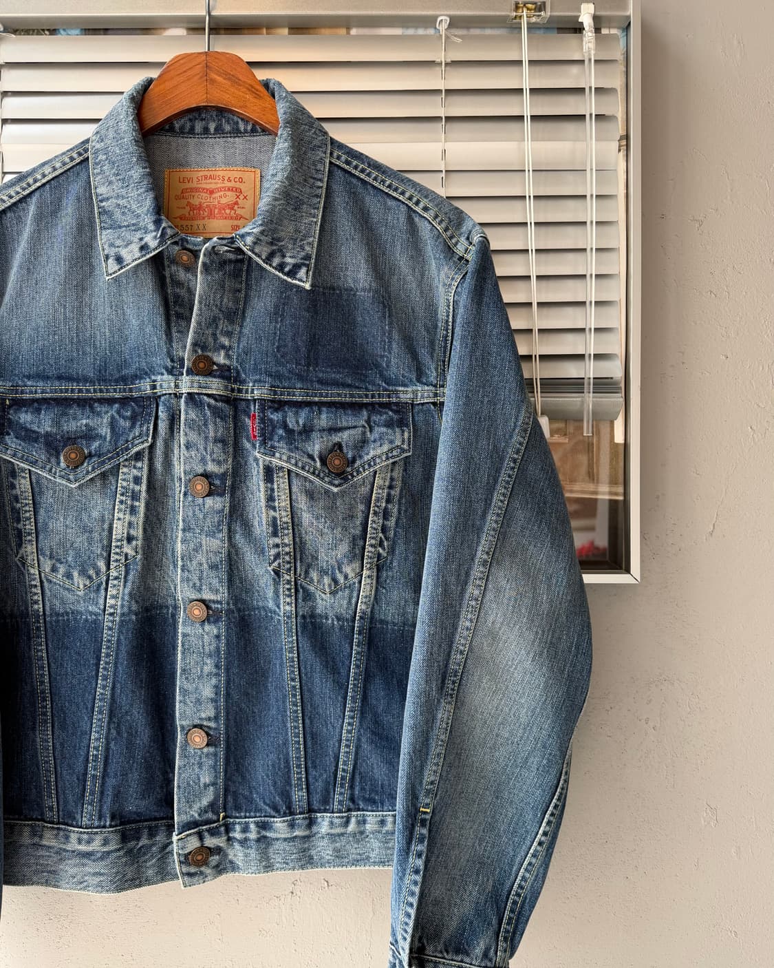 LVC 557xx 1961 type-3 FOLK CITY 데님 트러커자켓 상품이미지2