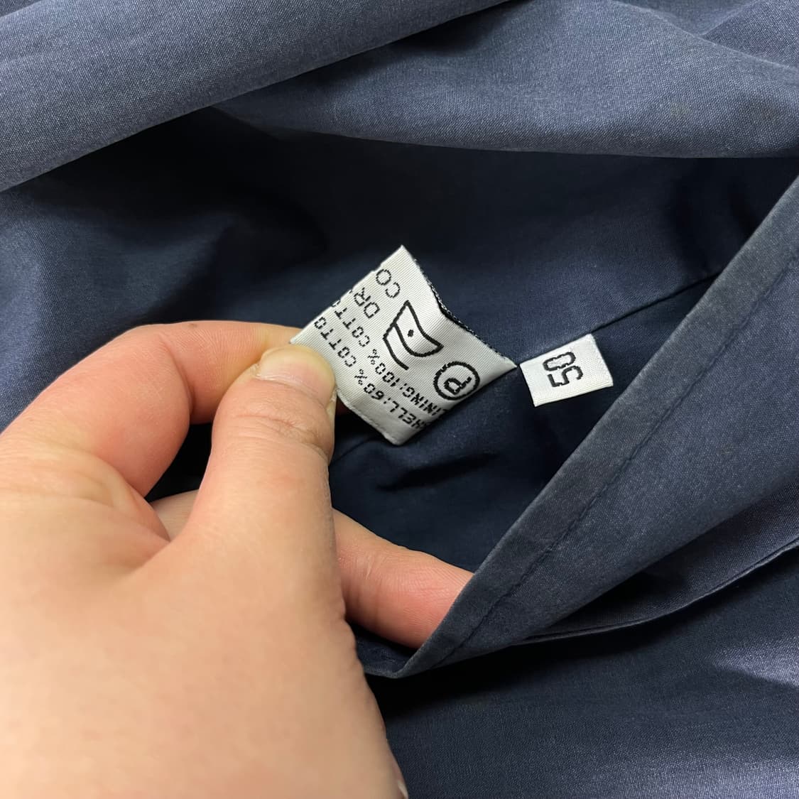 100 버버리 90s 노바체크 리버시블 블루종 자켓  상품이미지9