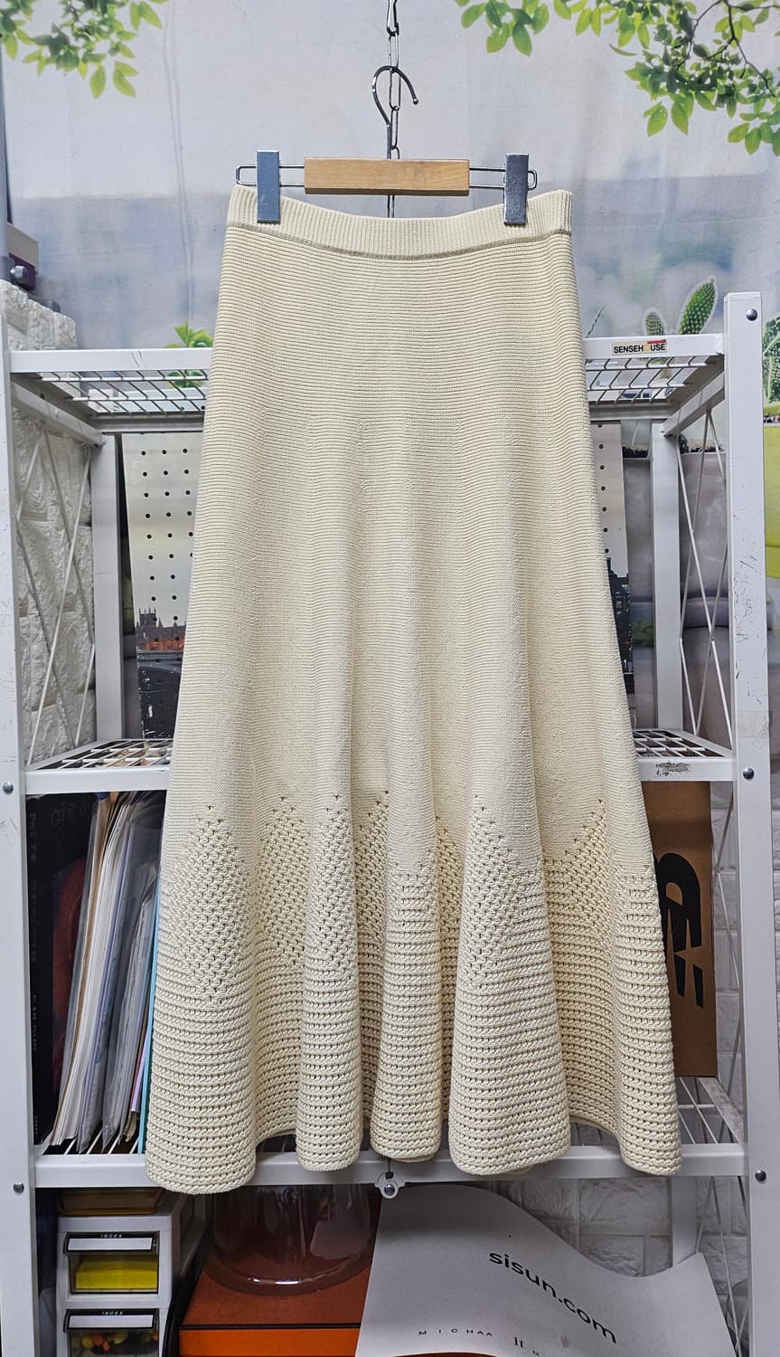 더캐시미어 여성 니트롱스커트 25 플레어스커트 AD14 상품이미지1