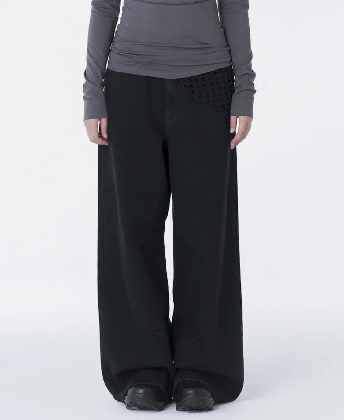 Pocket denim wide pants 상품이미지1