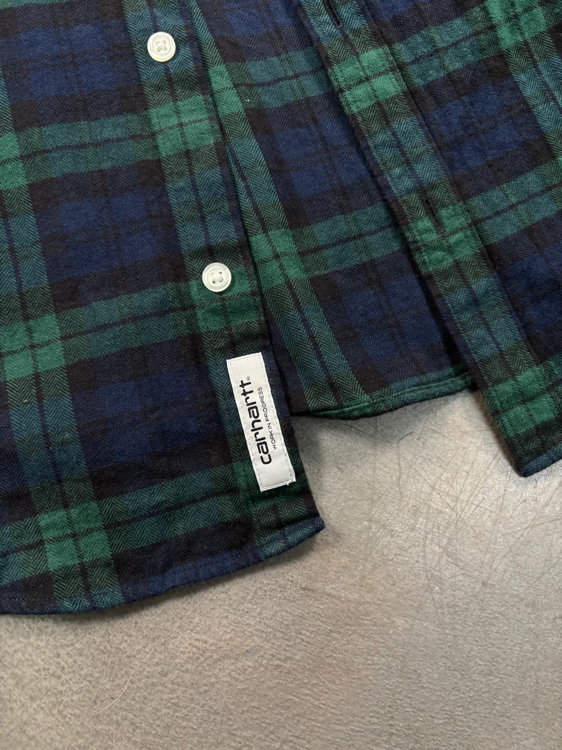 칼하트 윕 슬로만 체크 셔츠 상품이미지2