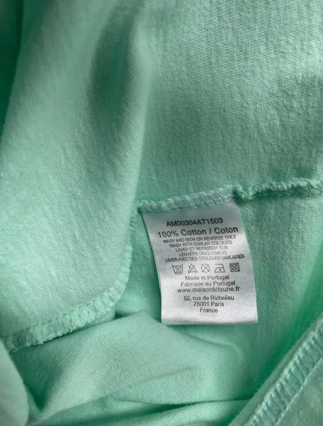 메종키츠네 더블 폭스 라운드티 S 상품이미지6