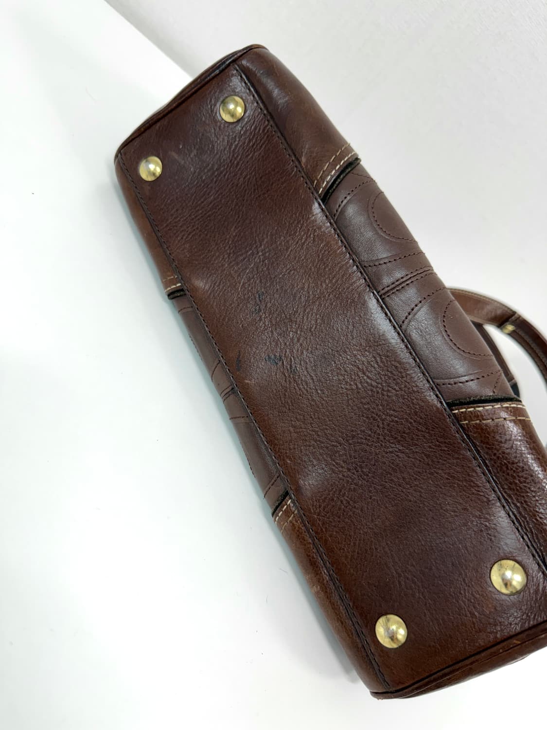 코치 브라운 레더 백 상품이미지4