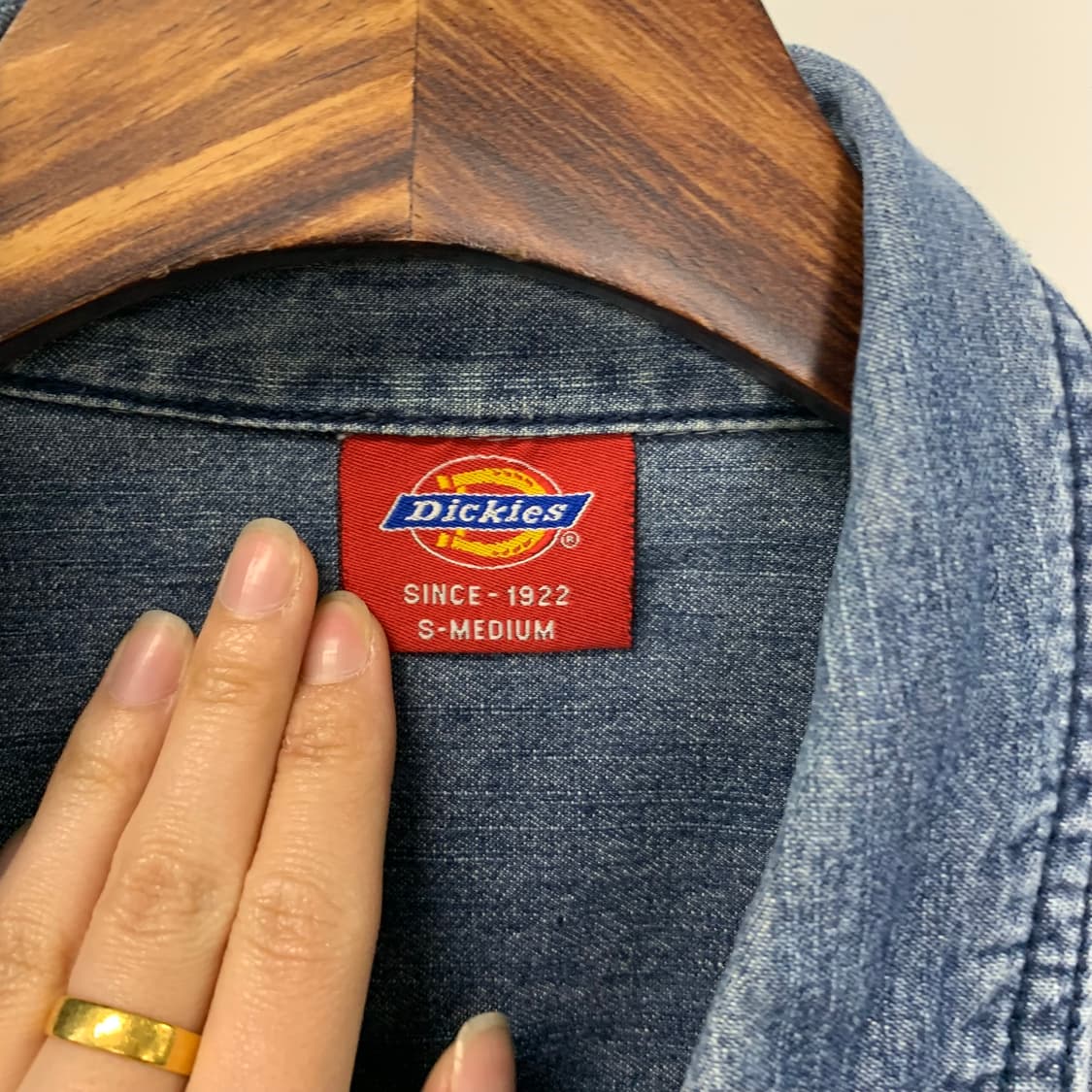 디키즈 y2k 와투케 웨스턴 데님 셔츠 상품이미지7