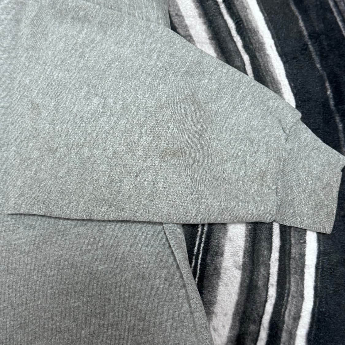 (XL) 00s 빈티지 러셀 애슬레틱 그레이 후드집업 상품이미지8