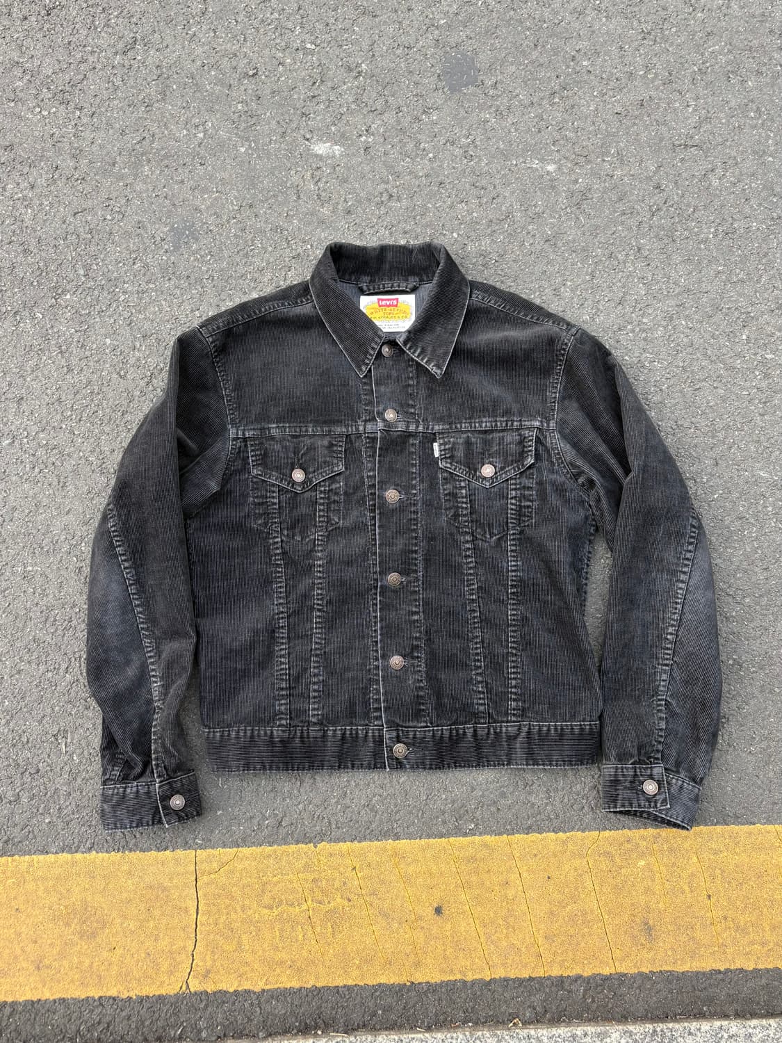97년도6월제작 Levis 화이트라벨 코듀로이 자켓 상품이미지1