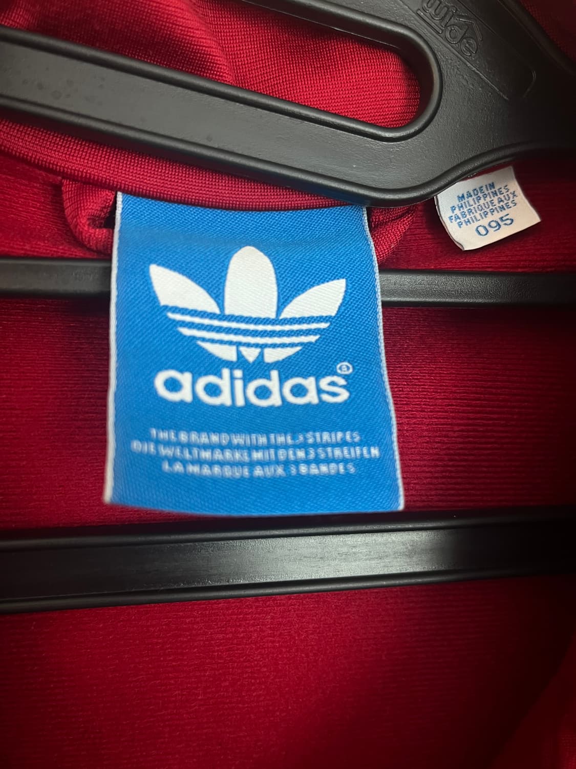 아디다스 극희귀 파이어버드 버건디/네이비 라인 져지 [95] 상품이미지4