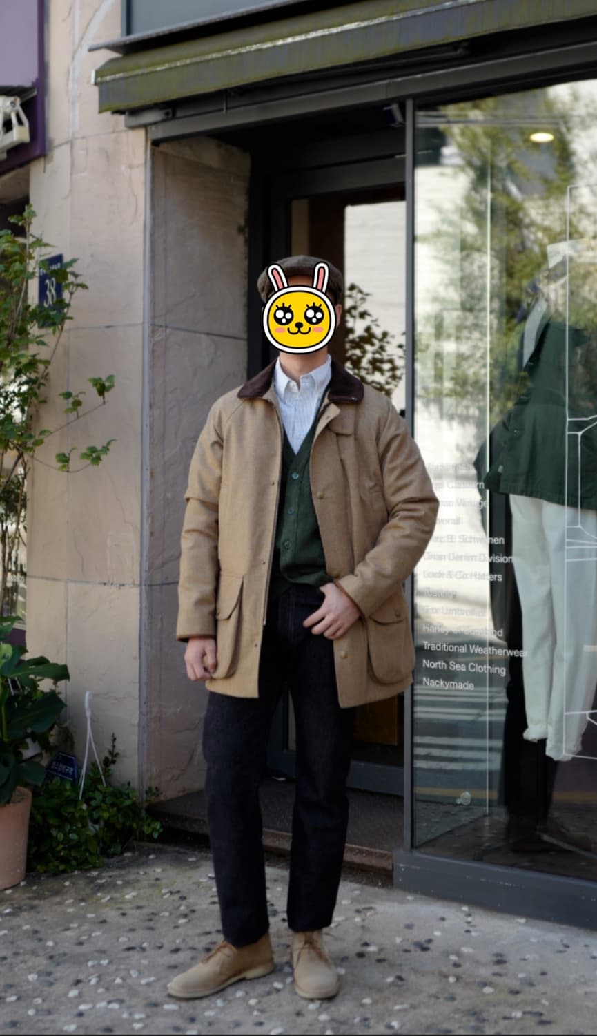 영국제 헌팅 트위드 사파리 자켓 (크리설리스 칠턴 맛) 105 xl 상품이미지10