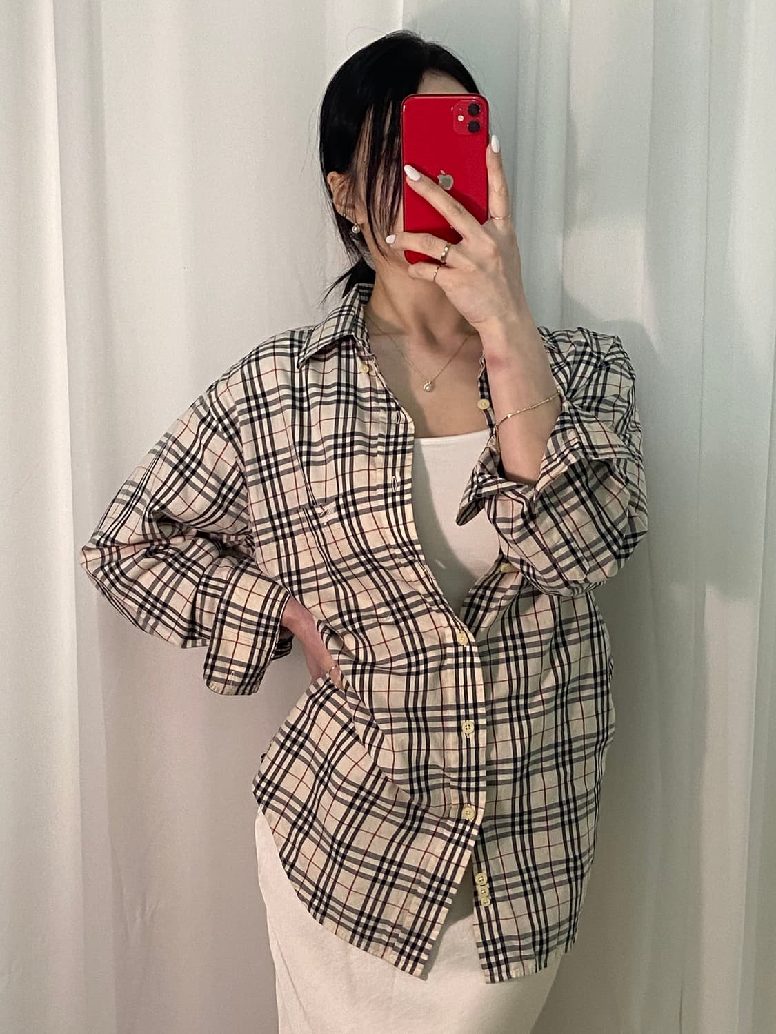 버버리 노바체크 셔츠 상품이미지2