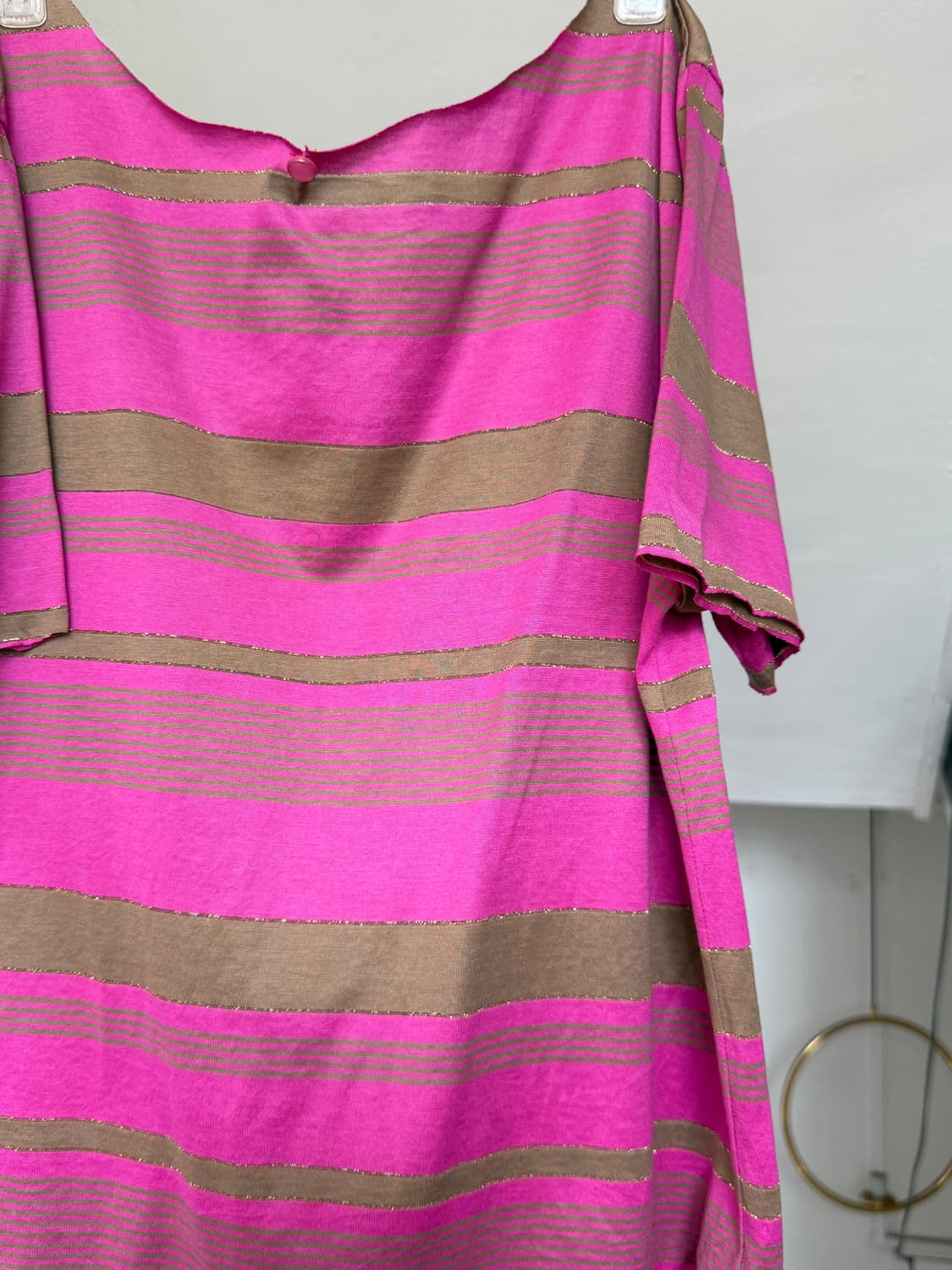 빈티지 스트라이프 오프숄더 탑 상품이미지6