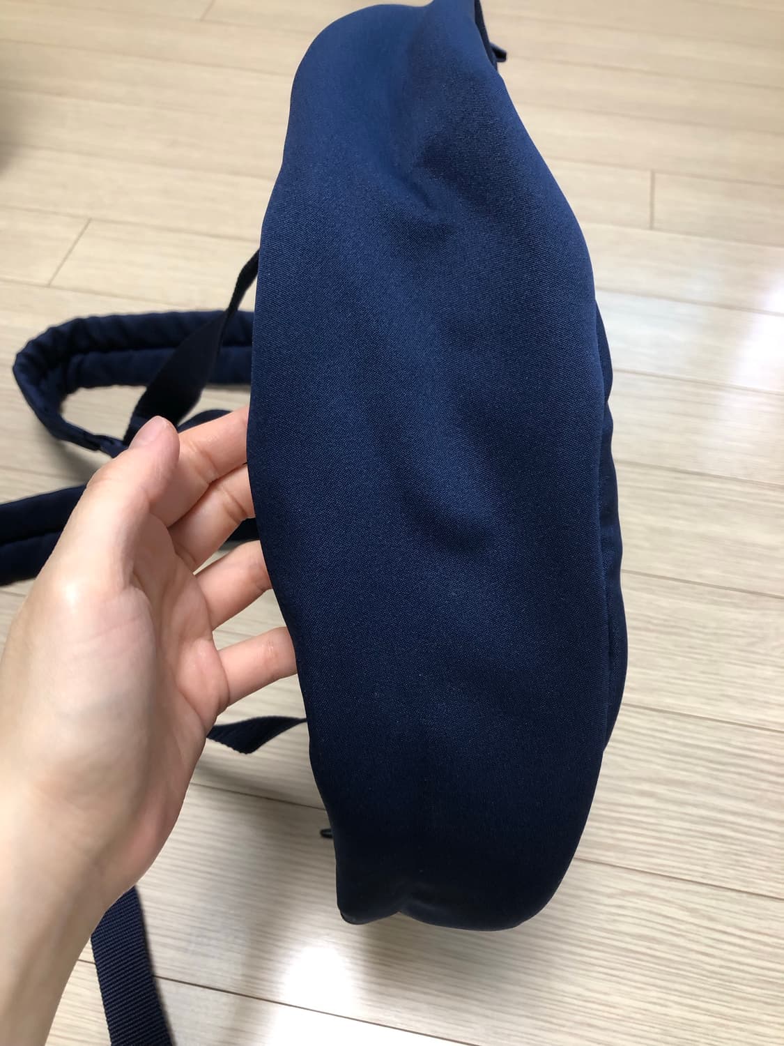 네이비 주카 원형 백팩 상품이미지8