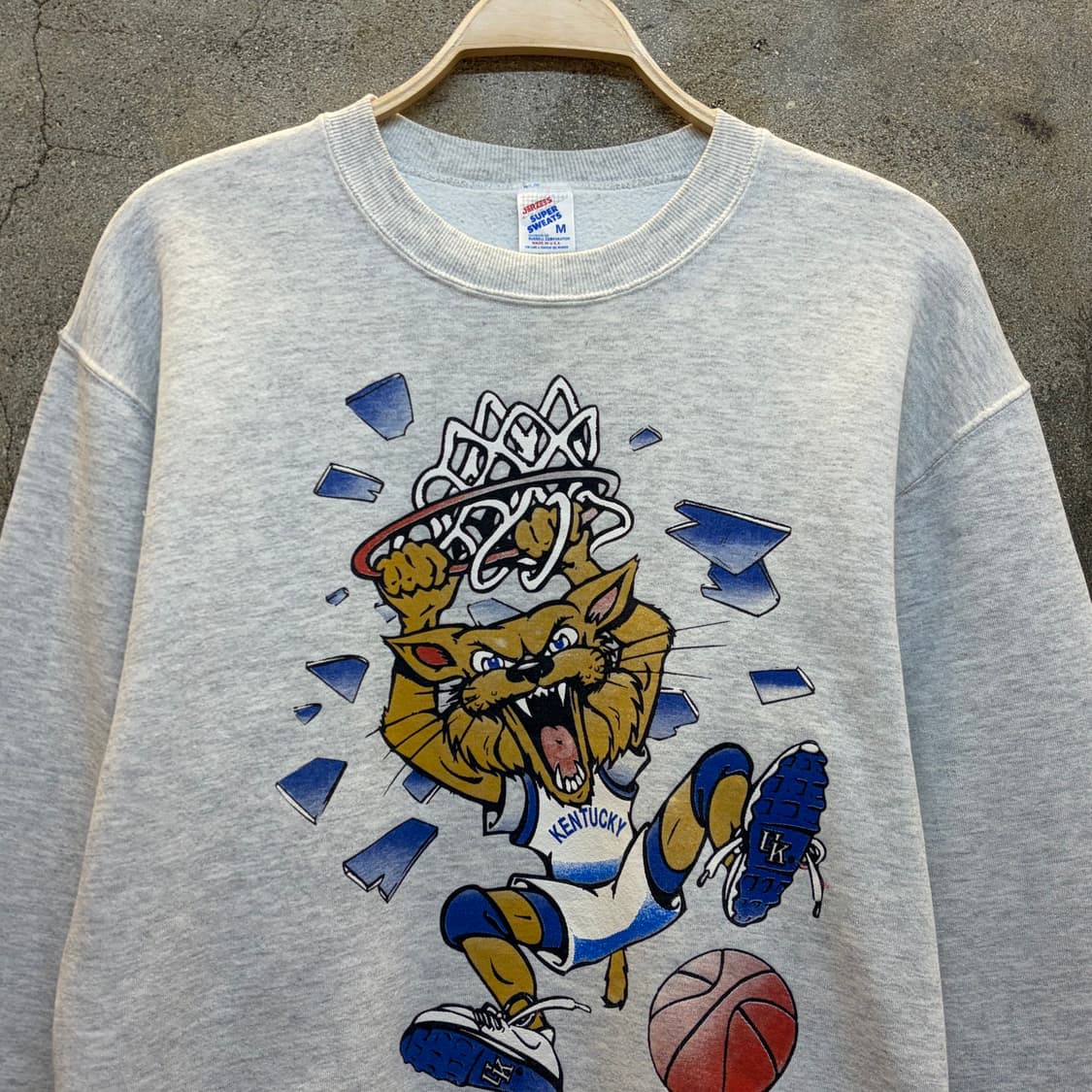 90s Made in USA 미국 빈티지 켄터키 농구 맨투맨 상품이미지2