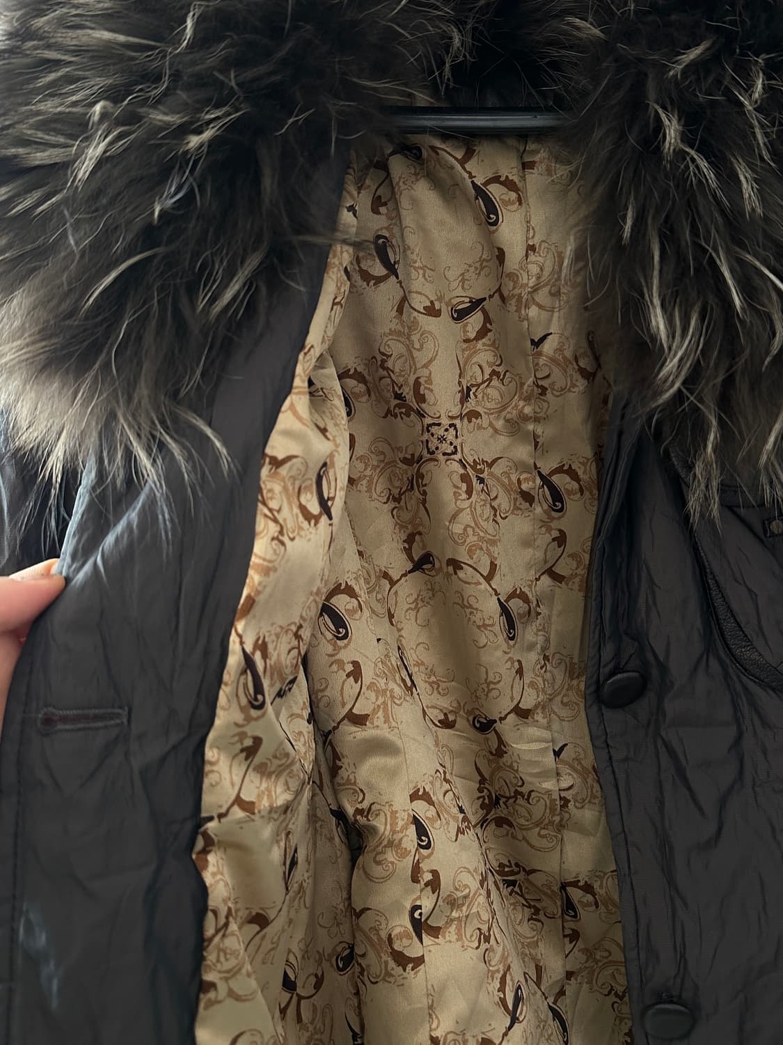 Japanese Vintage 퍼 경량패딩 상품이미지6