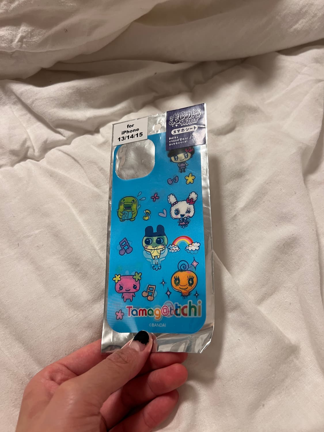 아이폰 13 / 14 / 15 다마고치 렌티큘러 커버 스티커 상품이미지2